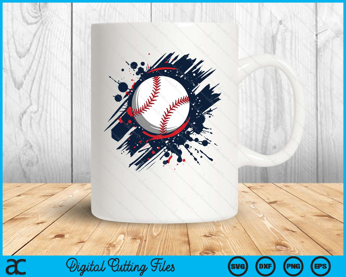 Baseball Player And Fan SVG PNG Digital Printable Files