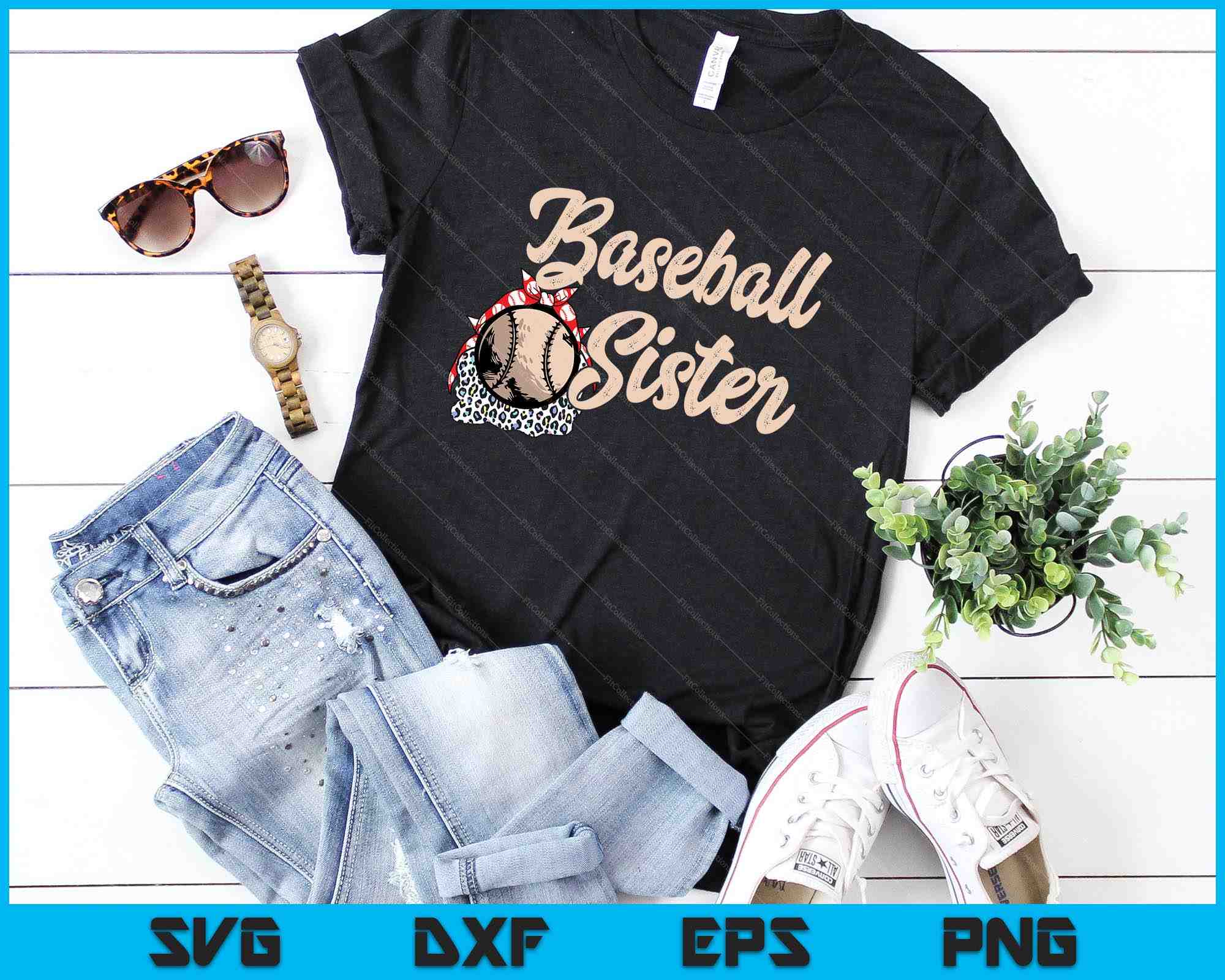 BASEBALL SISTER SVG Baseball Sister Shirt Svg File Baseball 