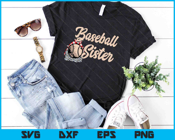 Baseball Sister SVG PNG Cutting Printable Files