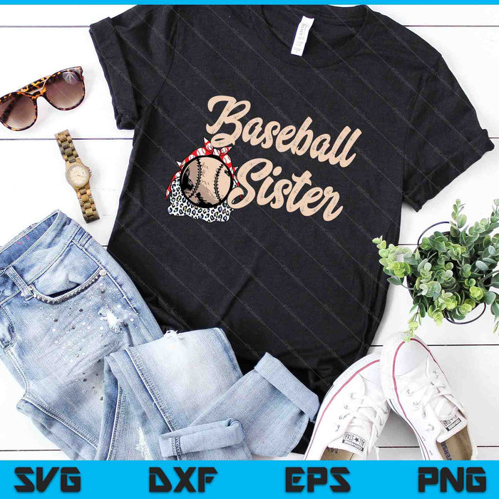 Baseball Sister SVG PNG Cutting Printable Files