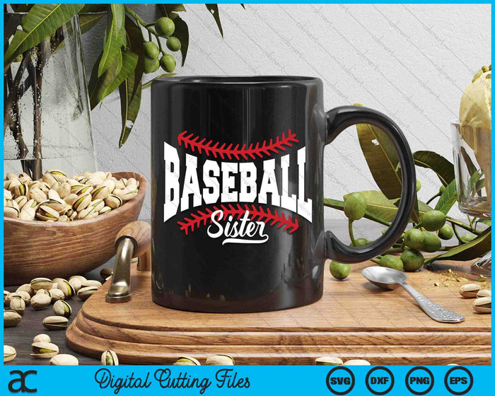 Baseball Sister SVG PNG Digital Printable Files