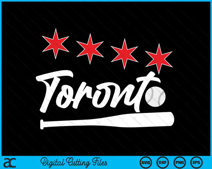 Honkbal Toronto Lover Cute Toronto honkbalknuppel Amerikaanse SVG PNG digitale snijbestanden 