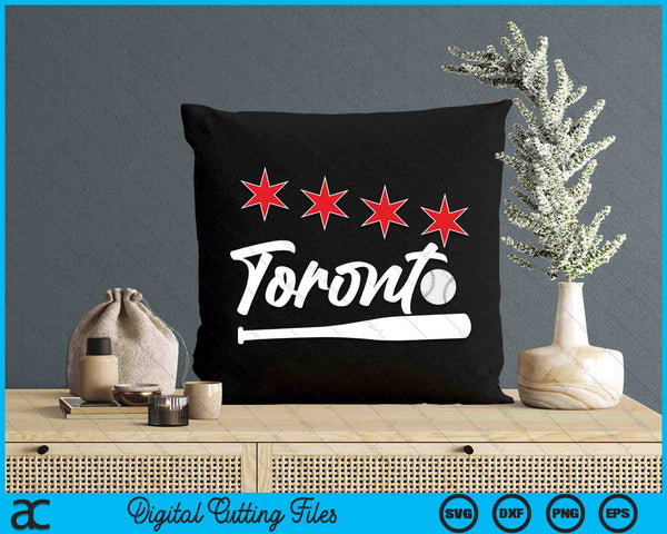 Baseball Toronto Lover Cute Toronto Baseball Bat American SVG PNG Digital Cutting Files