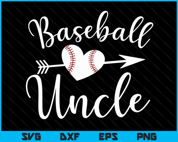 Baseball Uncle SVG PNG Digital Cutting Files