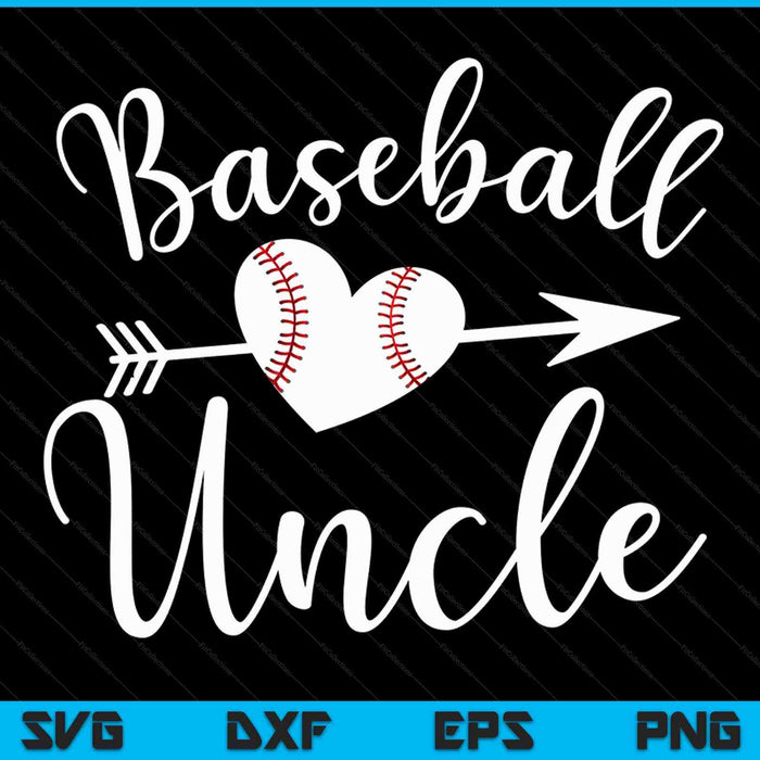 Baseball Uncle SVG PNG Digital Cutting Files