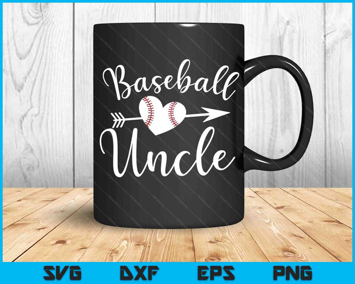 Baseball Uncle SVG PNG Digital Cutting Files