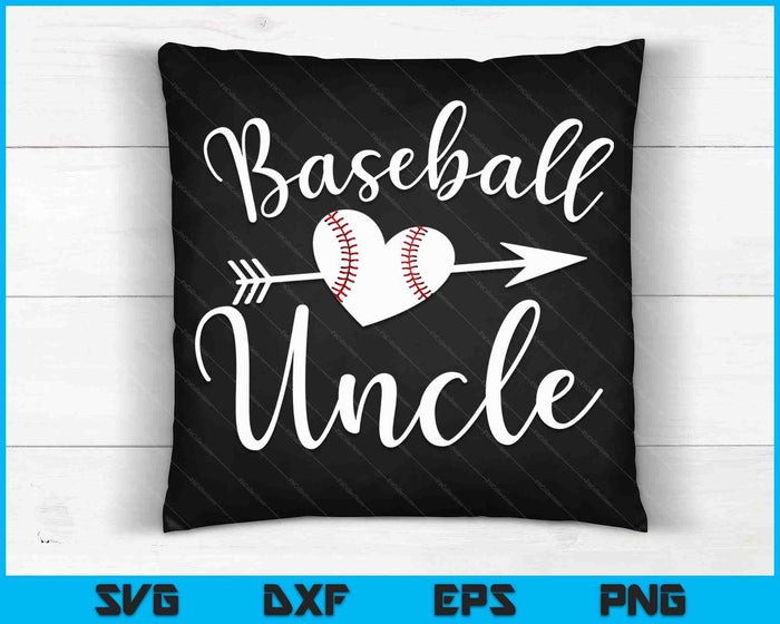 Baseball Uncle SVG PNG Digital Cutting Files