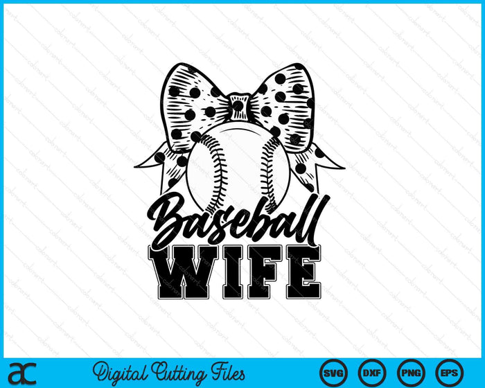 Baseball Wife Game Day Mother's Day SVG PNG Digital Printable Files