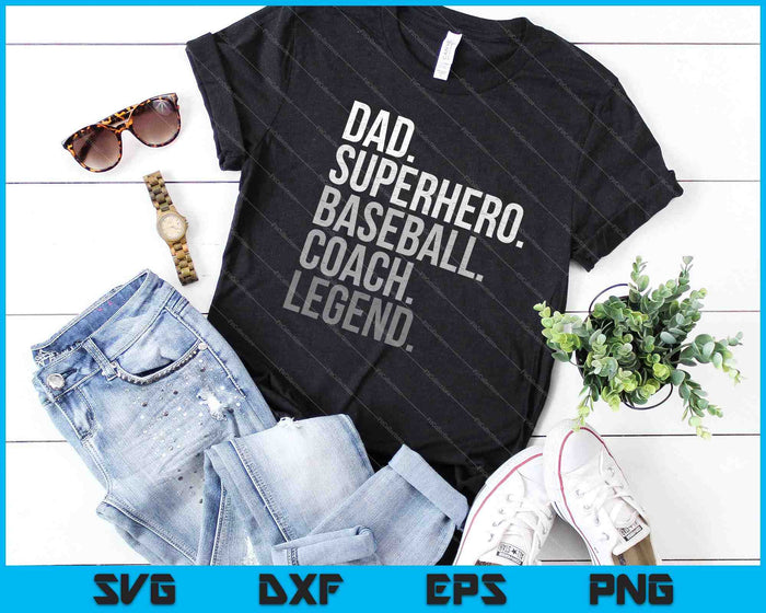 Baseball coach dad SVG PNG Cutting Printable Files