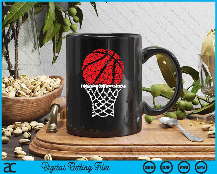 Basketball Dots Happy Dot Day For Kids Man Woman SVG PNG Digital Cutting Files