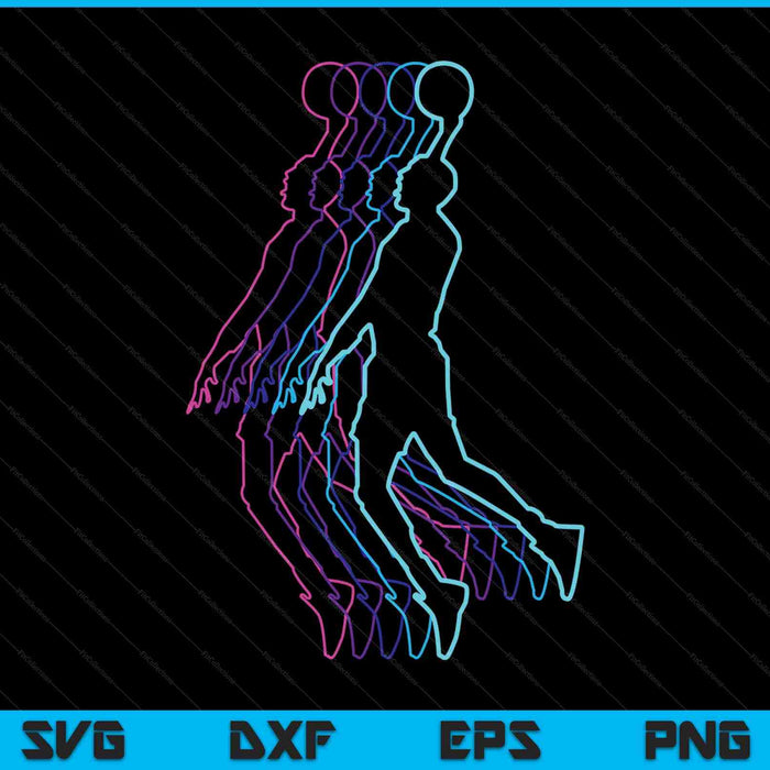 Basketball for player slam dunk teens SVG cut file
