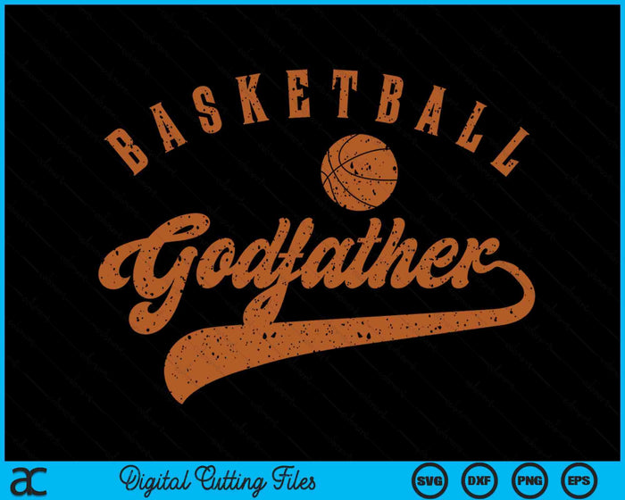 Basketball Godfather SVG PNG Digital Cutting Files