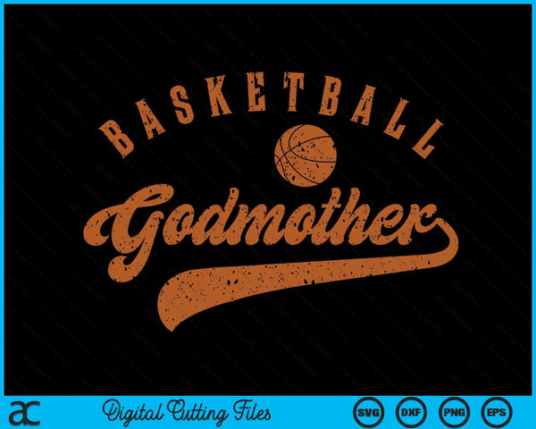 Basketball Godmother SVG PNG Digital Cutting Files