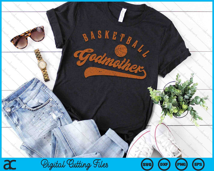 Basketball Godmother SVG PNG Digital Cutting Files