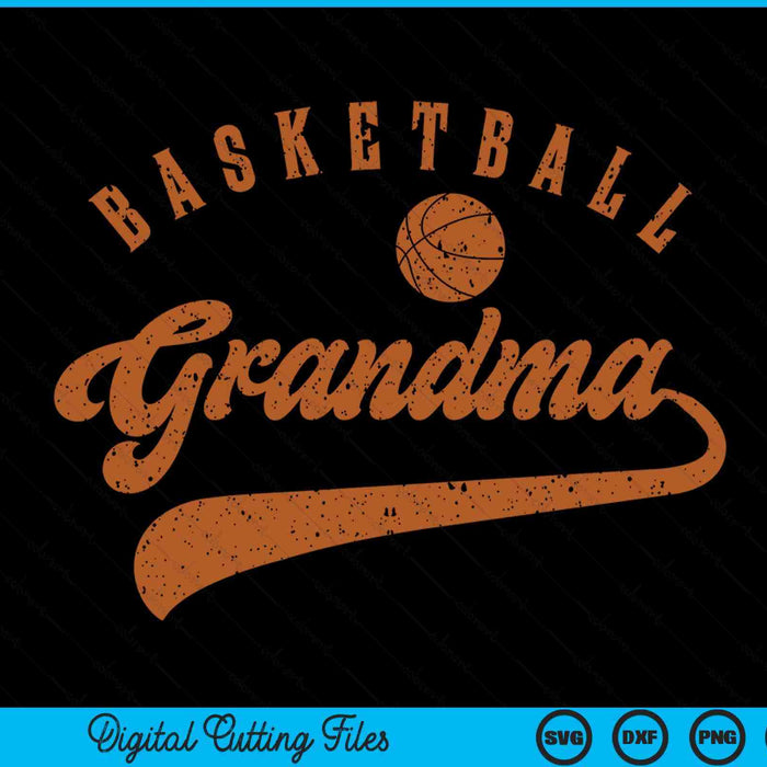 Basketball grandma SVG PNG cut file for Cricut