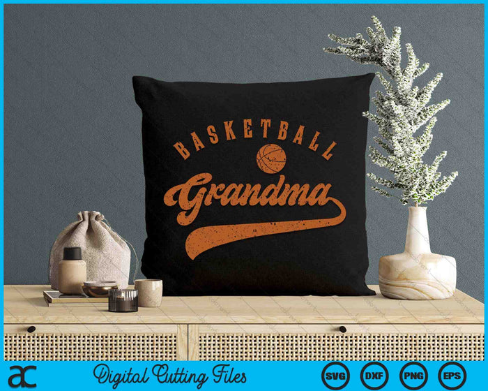 Basketball Grandma SVG PNG Digital Cutting Files