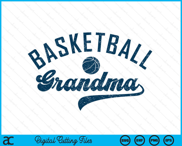 Basketball grandma SVG cut file