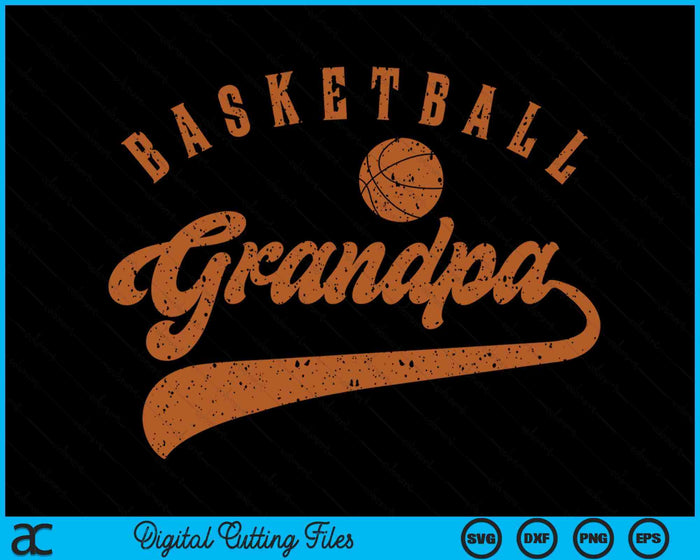 Basketball Grandpa SVG PNG Digital Cutting Files