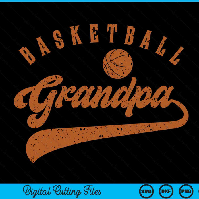 Basketball Grandpa SVG PNG Digital Cutting Files