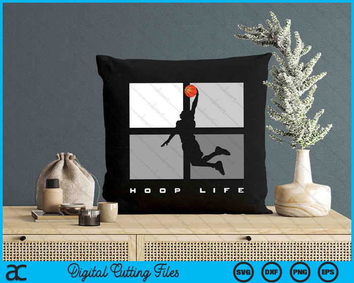 Basketball Hoop Life Basketball SVG PNG Digital Cutting Files