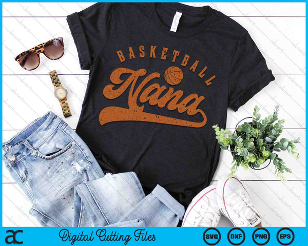 Basketball Nana SVG PNG Digital Cutting Files