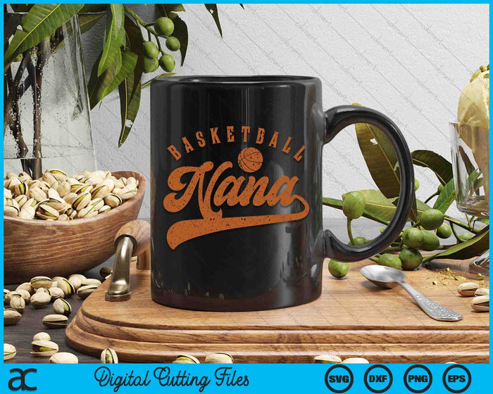 Basketball Nana SVG PNG Digital Cutting Files