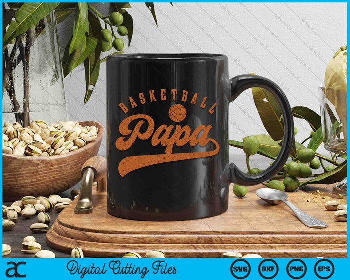 Basketball Papa SVG PNG Digital Cutting Files