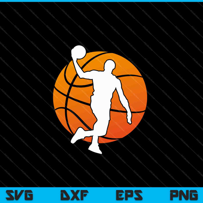 Basketball Player SVG PNG Cutting Printable Files