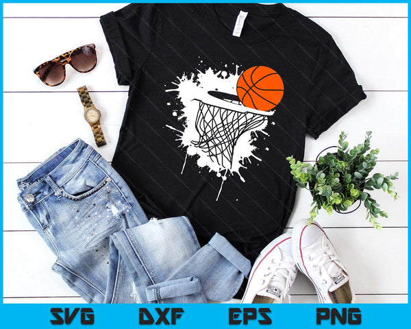 Basketball Tshirts For Men Slam Dunk Player SVG PNG Digital Printable Files