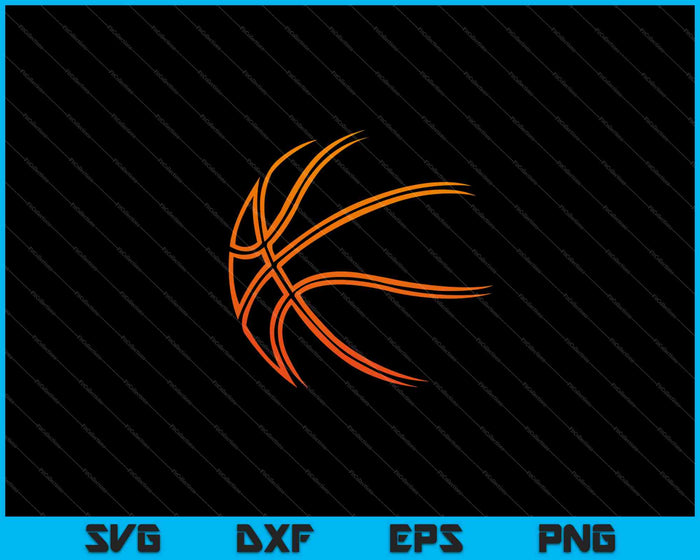 Basketballer Sports SVG PNG Cutting Printable Files