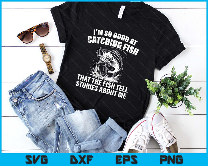 Bass Fishing Angler Funny Fisherman Catching Fish SVG PNG Digital Printable Files