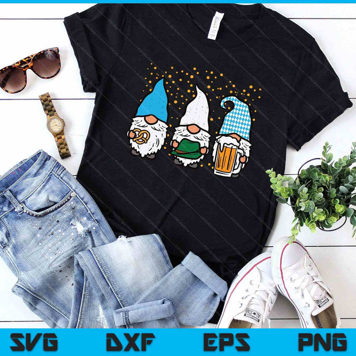 Bavarian Gnomes Octoberfest German Oktoberfest SVG PNG Digital Printable Files
