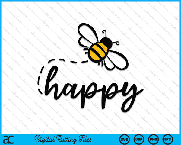 Be happy be kind inspirational SVG cut file