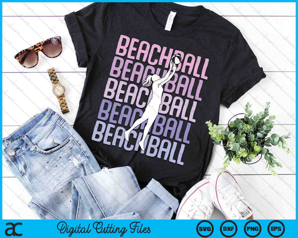 Beach Ball Girls Women Kids Youth Girl SVG PNG Digital Printable Files