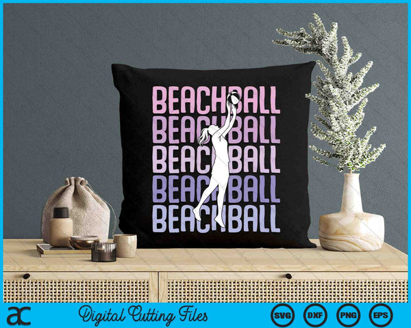 Beach Ball Girls Women Kids Youth Girl SVG PNG Digital Printable Files