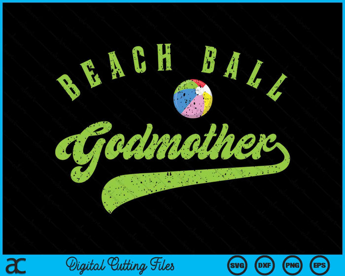 Beach Ball Godmother SVG PNG Digital Cutting Files