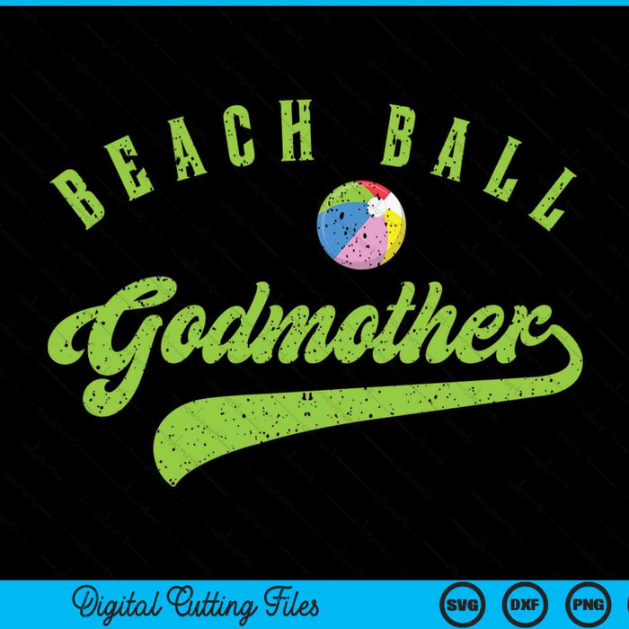 Beach ball godmother SVG PNG cut file for Cricut