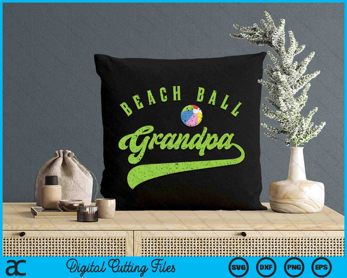 Beach Ball Grandpa SVG PNG Digital Cutting Files