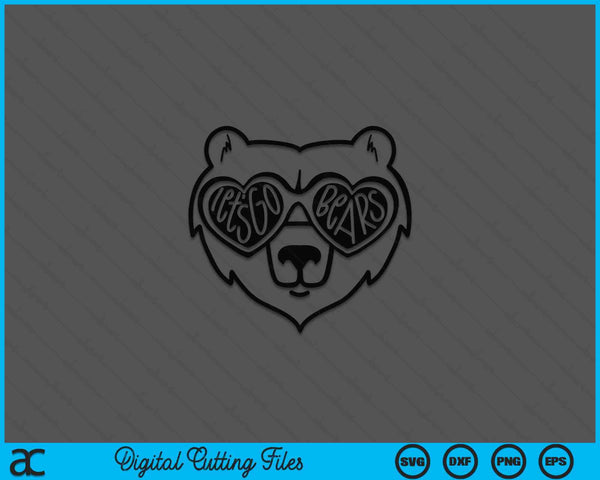 Bears School Sports Fan Team Spirit SVG PNG Digital Printable Files - on a t-shirt