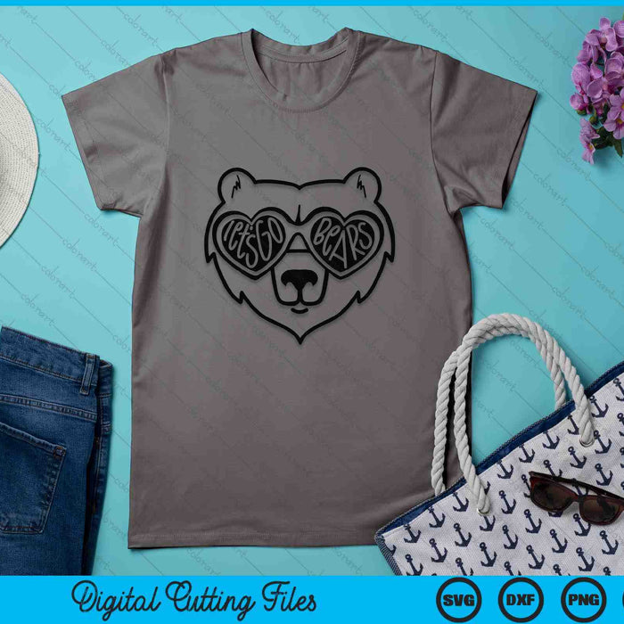 Bears School Sports Fan Team Spirit SVG PNG Digital Printable Files