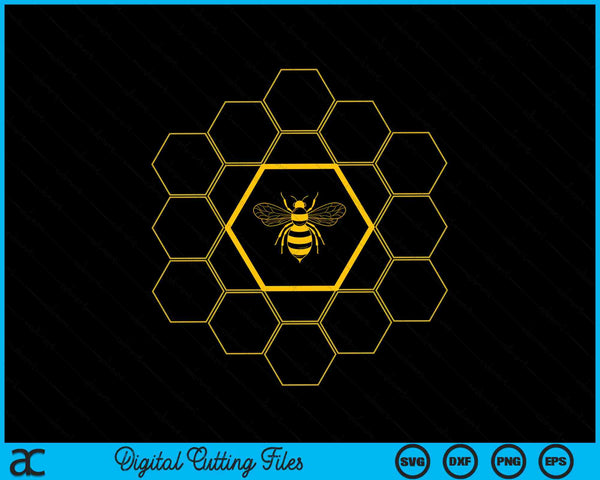 Bee Honeycomb Beekeeper SVG PNG Digital Cutting Files