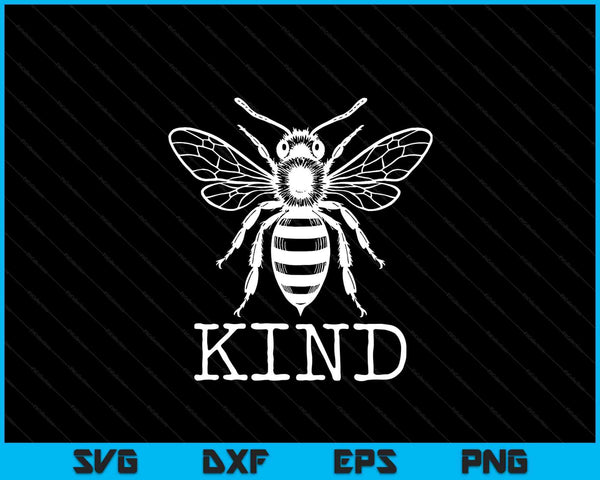 Bee kind organic beekeeping SVG cut file