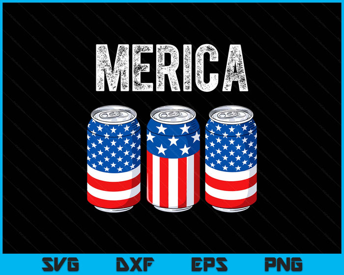 Beer American Flag 4th Of July Merica USA Men Women Drinking SVG PNG Digital Printable Files