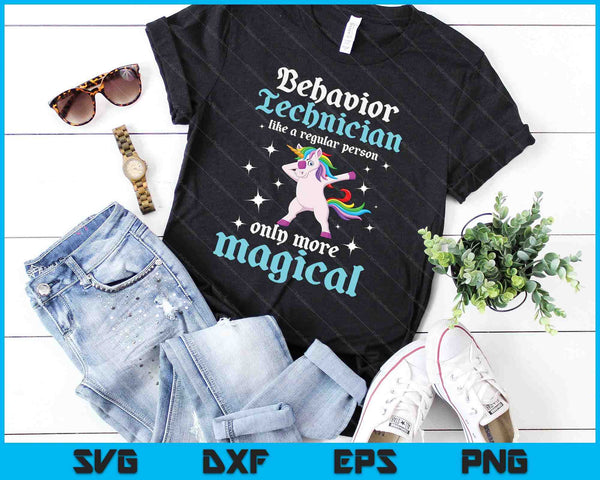Behavior Technician Magical Behavioral Tech RBT SVG PNG Digital Cutting Files