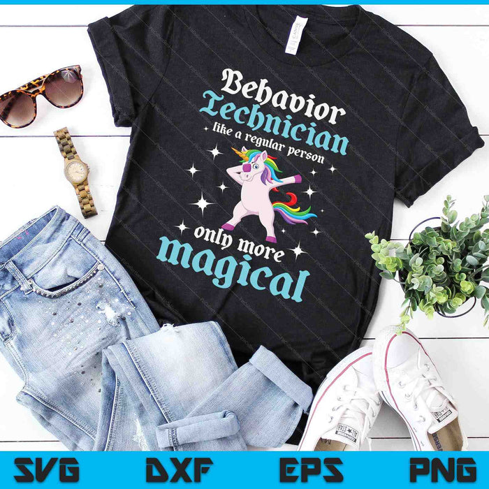 Behavior Technician Magical Behavioral Tech RBT SVG PNG Digital Cutting Files