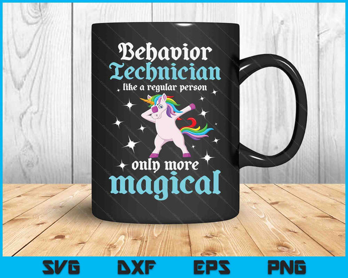 Behavior Technician Magical Behavioral Tech RBT SVG PNG Digital Cutting Files