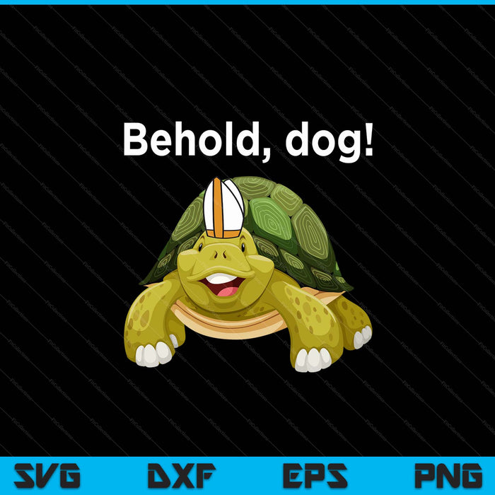 Behold Dog Funny Turtle Wearing A Priest Hat SVG PNG Digital Cutting File