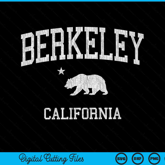 Berkeley California ca vintage distressed sports SVG PNG cut file for Cricut