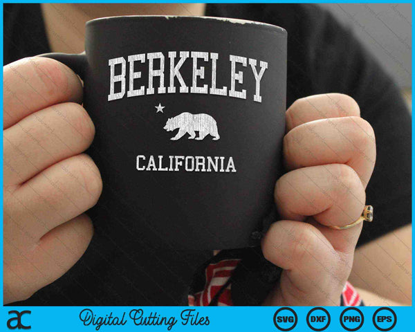 Berkeley California CA Vintage Distressed Sports SVG PNG Digital Cutting Files