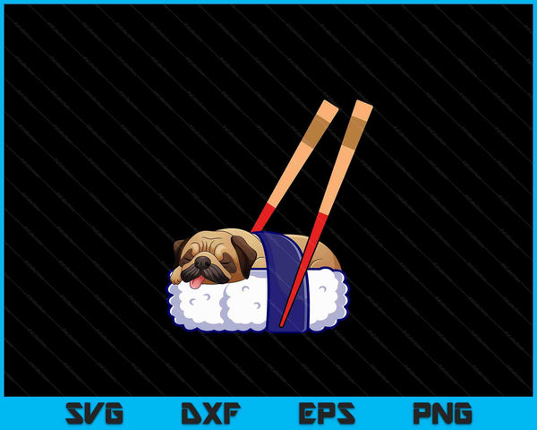 Berner Sennenhond Sushi Grappige Hond Cadeau SVG PNG Digitale Snijbestanden